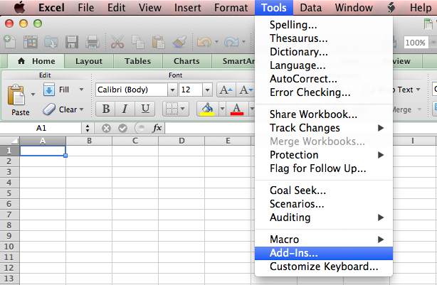 Add Ins In Excel For Mac